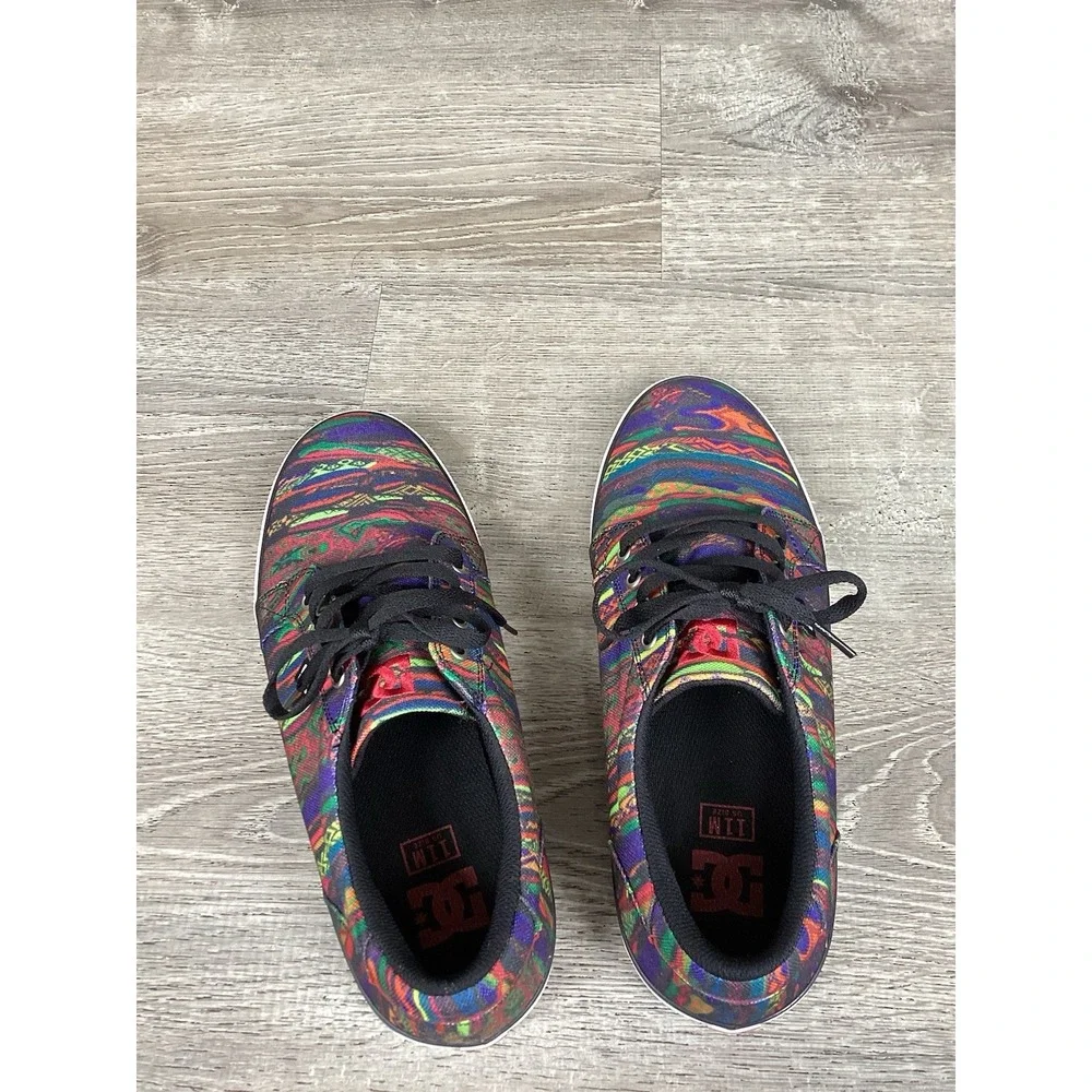 DC Council Mens Size 11 Sneakers Multi Color Skate Shoes ADYS300117